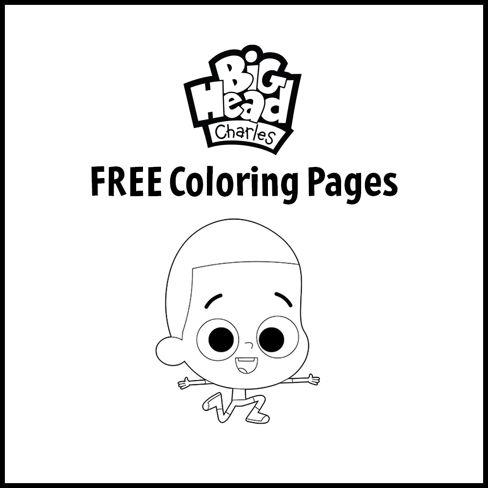 Big Head Charles: Coloring Pages