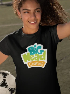 BIG HEAD CHARLES LOGO ADULT TEE