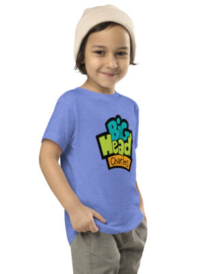 Big Head Charles Logo Black Toddler Tee