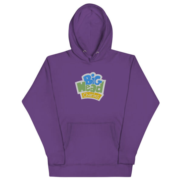 BHC Logo White Outline Hoodie (Adults) - Image 2
